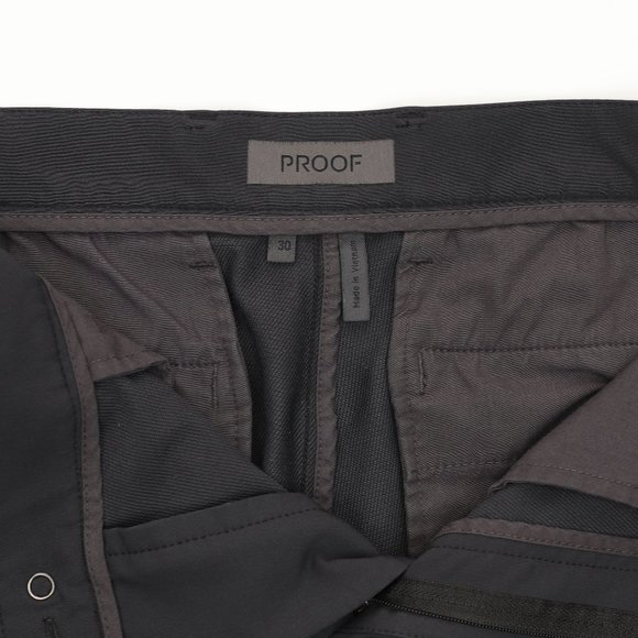 Proof Nomad 4 Way Stretch Athletic Travel Chino Pants - Black - Size 30 X 32 - Picture 4 of 6